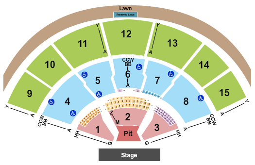 Xfinity Center Luke Bryan Seating Chart